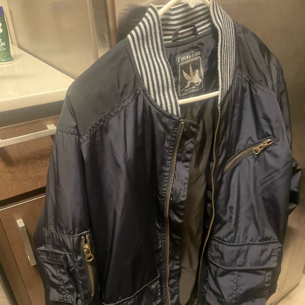 Spiewak Dark Blue Bomber Jacket